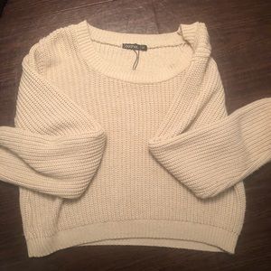 Knitted Cropped Sweater